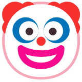 Microsoft(Windows) Clown Face Emoji