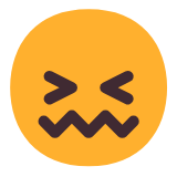 Microsoft(Windows) Confounded Face Emoji