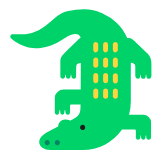 Microsoft(Windows) Crocodile Emoji