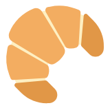 Microsoft(Windows) Croissant Emoji