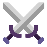 Microsoft(Windows) Crossed Swords Emoji