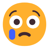 Microsoft(Windows) Crying Face Emoji