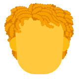 Microsoft(Windows) Curly Hair Emoji