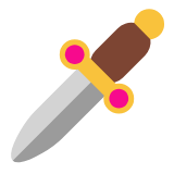 Microsoft(Windows) Dagger Emoji