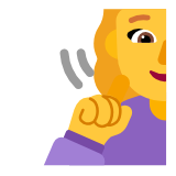 Microsoft(Windows) Deaf Man Emoji