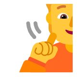 Microsoft(Windows) Deaf Person Emoji