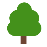 Microsoft(Windows) Deciduous Tree Emoji