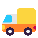 Microsoft(Windows) Delivery Truck Emoji