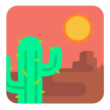 Microsoft(Windows) Desert Emoji