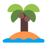 Microsoft(Windows) Desert Island Emoji