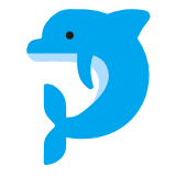 Microsoft(Windows) Dolphin Emoji