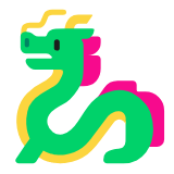 Microsoft(Windows) Dragon Emoji