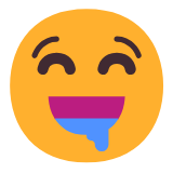 Microsoft(Windows) Drooling Face Emoji