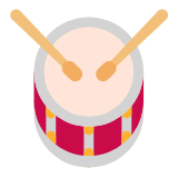 Microsoft(Windows) Drum Emoji