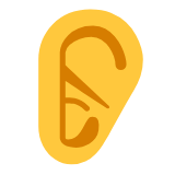 Microsoft(Windows) Ear Emoji