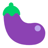 Microsoft(Windows) Eggplant Emoji