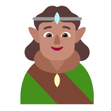 Microsoft(Windows) Elf: Medium Skin Tone Emoji