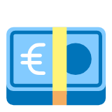 Microsoft(Windows) Euro Banknote Emoji