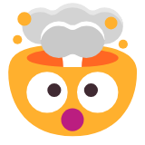 Microsoft(Windows) Exploding Head Emoji