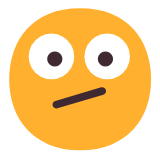 Microsoft(Windows) Face With Diagonal Mouth Emoji