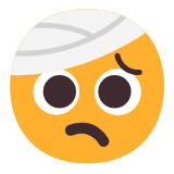 Microsoft(Windows) Face With Head-Bandage Emoji