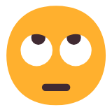 Microsoft(Windows) Face With Rolling Eyes Emoji