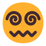 Microsoft(Windows) Face With Spiral Eyes Emoji