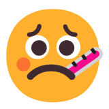 Microsoft(Windows) Face With Thermometer Emoji