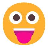 Microsoft(Windows) Face With Tongue Emoji