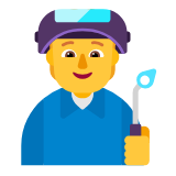 Microsoft(Windows) Factory Worker Emoji