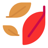 Microsoft(Windows) Fallen Leaf Emoji