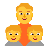 Microsoft(Windows) Family: Adult, Child, Child Emoji