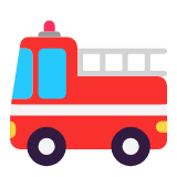 Microsoft(Windows) Fire Engine Emoji