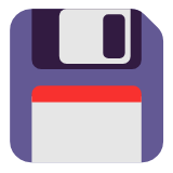 Microsoft(Windows) Floppy Disk Emoji