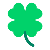 Microsoft(Windows) Four Leaf Clover Emoji