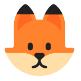 Microsoft(Windows) Fox Emoji