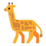 Microsoft(Windows) Giraffe Emoji