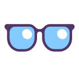 Microsoft(Windows) Glasses Emoji