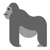 Microsoft(Windows) Gorilla Emoji