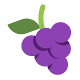 Microsoft(Windows) Grapes Emoji