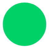 Microsoft(Windows) Green Circle Emoji