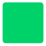 Microsoft(Windows) Green Square Emoji