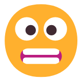 Microsoft(Windows) Grimacing Face Emoji