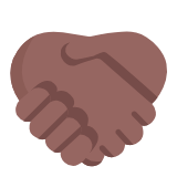 Microsoft(Windows) Handshake: Medium-Dark Skin Tone Emoji