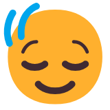 Microsoft(Windows) Head Shaking Vertically Emoji