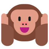 Microsoft(Windows) Hear-No-Evil Monkey Emoji