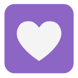 Microsoft(Windows) Heart Decoration Emoji