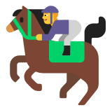 Microsoft(Windows) Horse Racing Emoji