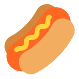 Microsoft(Windows) Hot Dog Emoji