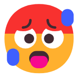 Microsoft(Windows) Hot Face Emoji